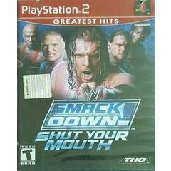 Front cover view of WWE Smackdown Shut Your Mouth [Greatest Hits] for Playstation 2