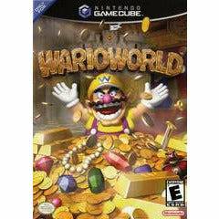 Front cover view of Wario World for GameCube