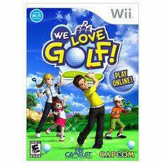 Front cover view of We Love Golf for Wii