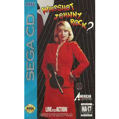 Front cover view of Who Shot Johnny Rock  - Sega CD