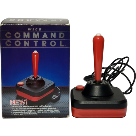 Command Control Joystick - Atari 2600 - Commodore - Premium Video Game Accessories - Just $30.99! Shop now at Retro Gaming of Denver