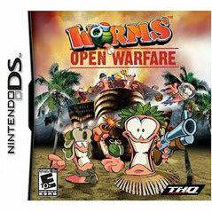 Front cover view of Worms Open Warfare for Nintendo DS