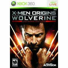 Front cover view of X-Men Origins: Wolverine for Xbox 360