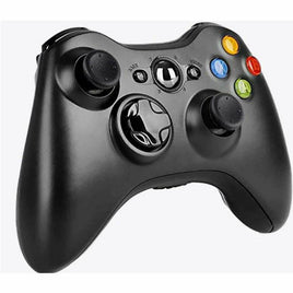 Front view of Black Wireless Controller - For Microsoft Xbox 360®