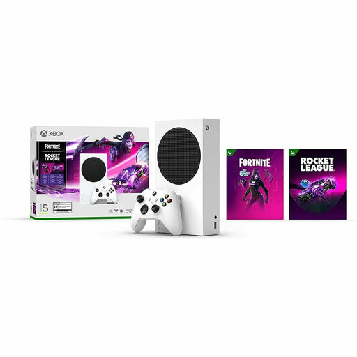 Xbox Series S Fortnite & Rocket League Bundle with Midnight Drive Pack, 1,000 V-Bucks, and 1,000 Rocket League Credits - Premium Video Game Consoles - Just $247.99! Shop now at Retro Gaming of Denver