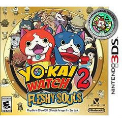 Front cover view of Yo-Kai Watch 2 Fleshy Souls - Nintendo 3DS