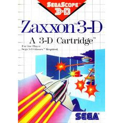 Front cover view of Zaxxon 3D -  Sega Master System