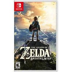Front cover view of Zelda Breath Of The Wild Nintendo Switch