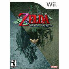 Front cover view of Zelda Twilight Princess for Wii