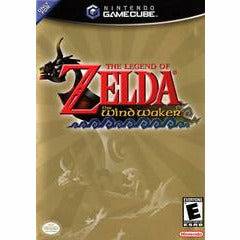 Front cover view of Zelda Wind Waker for GameCube