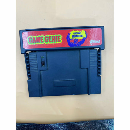 Front view of Game Genie Video Game Enhancer for SNES
