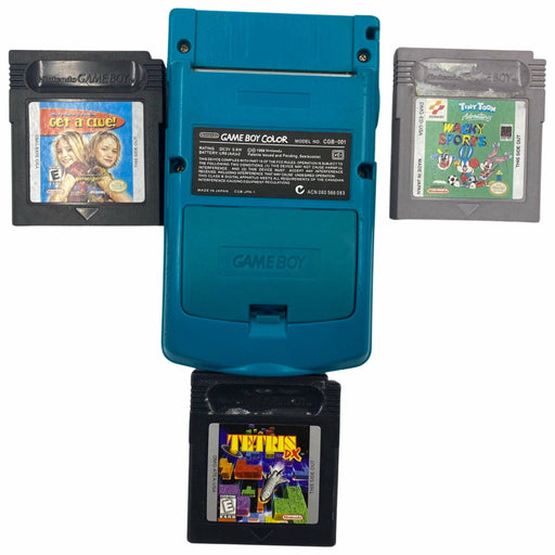 Game Boy Color Teal - GameBoy Color (3 Game Bundle) - Premium Video Game Consoles - Just $124.99! Shop now at Retro Gaming of Denver