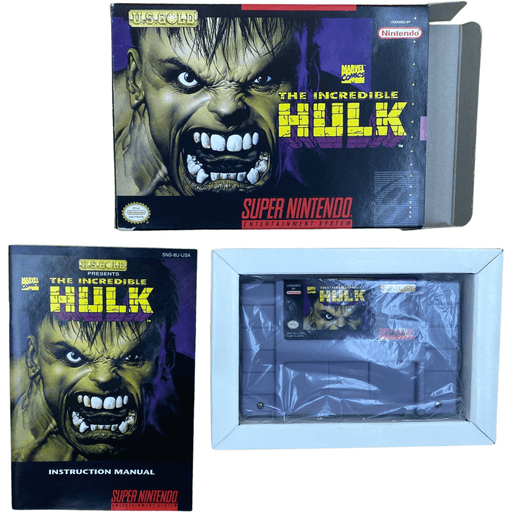 The Incredible Hulk - Super Nintendo - Premium Video Games - Just $91.99! Shop now at Retro Gaming of Denver