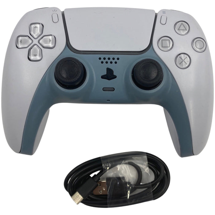 DualSense Wireless Controller [White/Light Blue] - PlayStation 5 - Premium Video Game Accessories - Just $45.99! Shop now at Retro Gaming of Denver