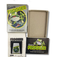 View of complete in box of Frogger - Atari 2600