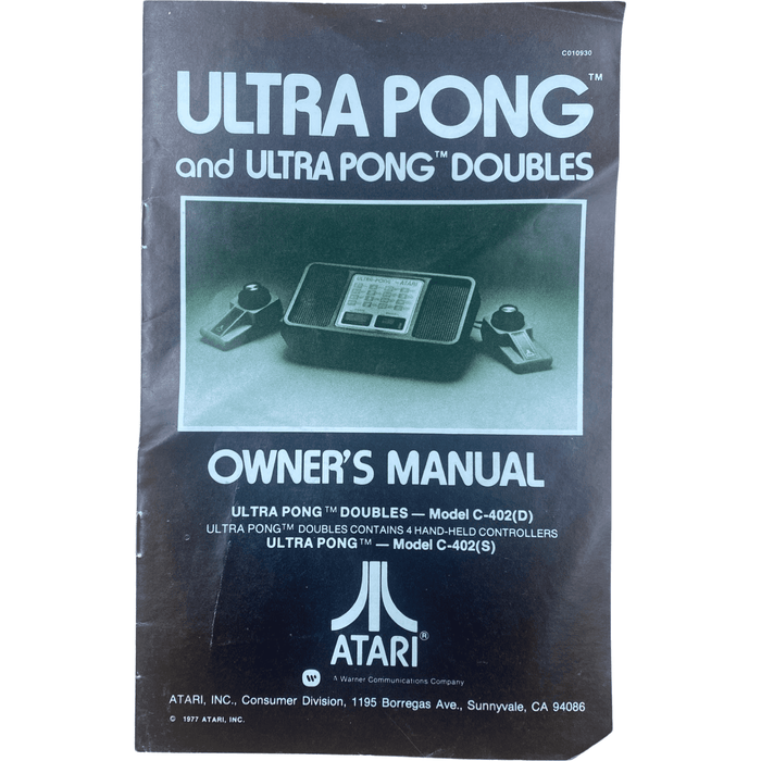 Ultra Pong Doubles by Atari (With Original Box) - Premium Video Game Consoles - Just $145.99! Shop now at Retro Gaming of Denver