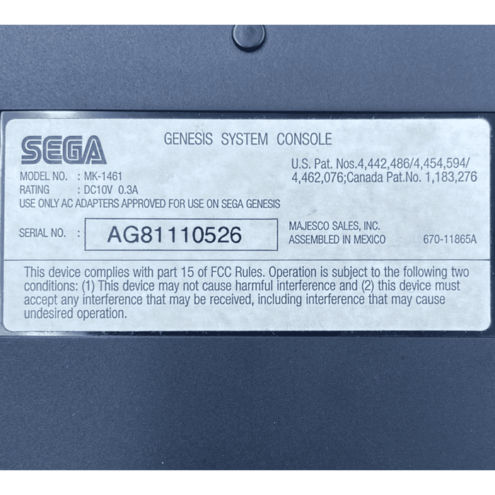 Sega Genesis 3 Console - Premium Video Game Consoles - Just $157! Shop now at Retro Gaming of Denver