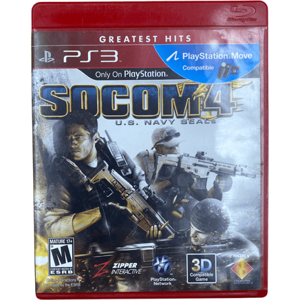 Front cover view of SOCOM 4: US Navy SEALs [Greatest Hits] for PlayStation 3