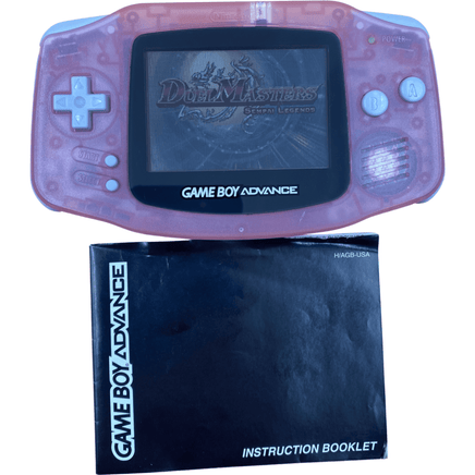 pink and blue gameboy advance