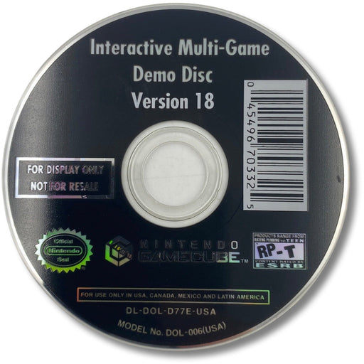 Interactive Multi-Game Demo Disc Version 18 - Nintendo GameCube  (LOOSE) - Premium Video Games - Just $122.99! Shop now at Retro Gaming of Denver