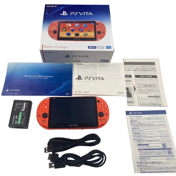 JP PlayStation Vita Wi-Fi Neon Orange - JP PlayStation Vita - Premium Video Game Consoles - Just $286! Shop now at Retro Gaming of Denver