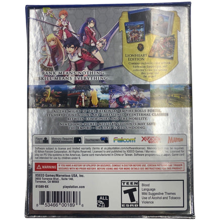 Legend Of Heroes: Trails Of Cold Steel [Lionheart Edition] - PlayStation Vita - Premium Video Games - Just $83.99! Shop now at Retro Gaming of Denver
