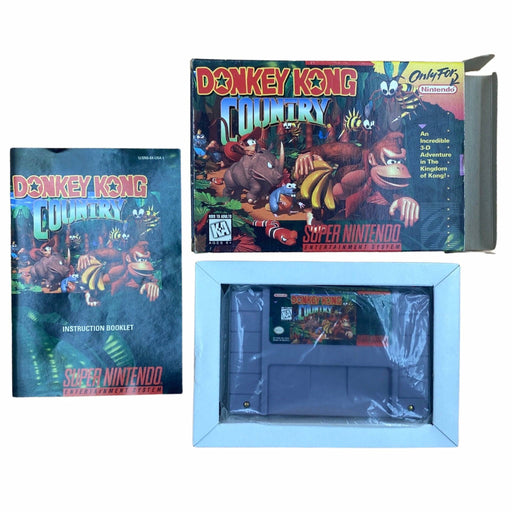 Donkey Kong Country - Super Nintendo - Premium Video Games - Just $98.99! Shop now at Retro Gaming of Denver