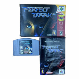 View of all included with Perfect Dark - N64