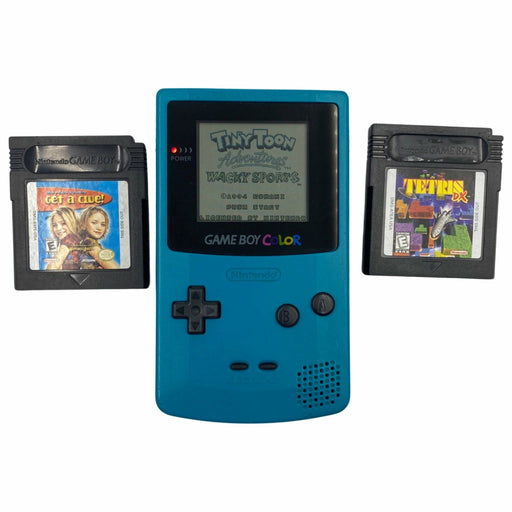 Game Boy Color Teal - GameBoy Color (3 Game Bundle) - Premium Video Game Consoles - Just $124.99! Shop now at Retro Gaming of Denver