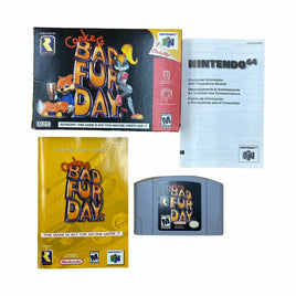 All contents of of entire cartridge disassembled for Conker's Bad Fur Day - N64