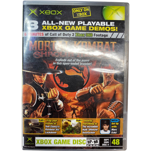 Official Xbox Magazine Demo Disc 48 - Xbox - Premium Video Games - Just $11.19! Shop now at Retro Gaming of Denver