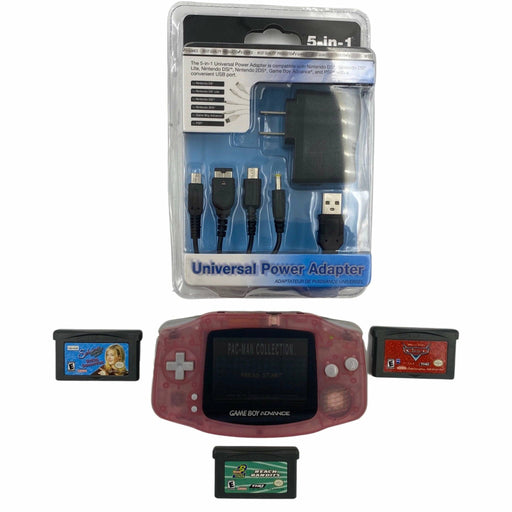 Gameboy Advance Fuchsia Pink (4-Game Bundle) - Premium Video Game Consoles - Just $125.99! Shop now at Retro Gaming of Denver