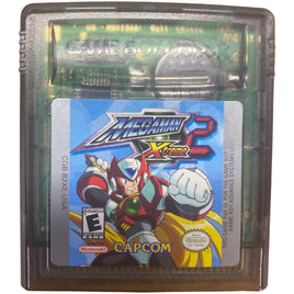 Front view of actual cartridge of Mega Man Xtreme 2 - Nintendo GameBoy Color