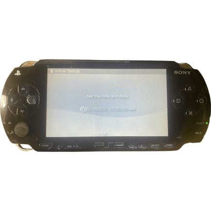 Showing the console on for PlayStation Portable Console