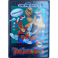 Front cover view of ToeJam And Earl for Sega Genesis