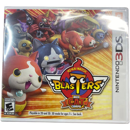 Front cover view of Yo-Kai Watch Blasters: Red Cat Corps - Nintendo 3DS