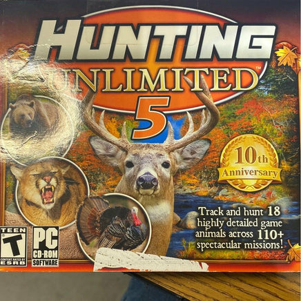 Front cover view of Hunting Unlimited 5 for PC