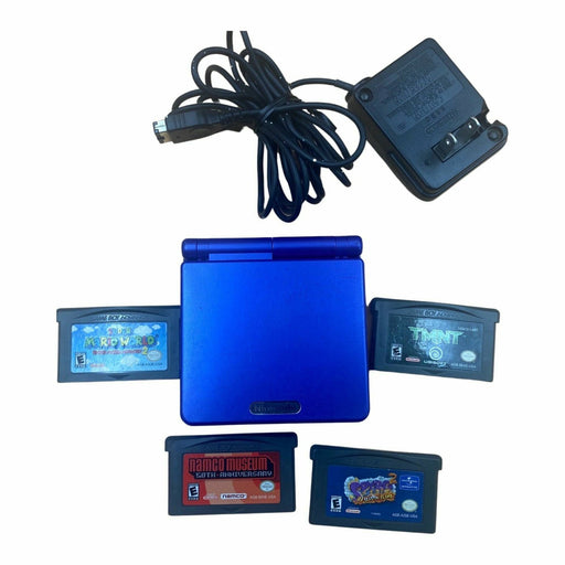 Cobalt Gameboy Advance SP (Game Bundle) - Premium Video Game Consoles - Just $147.99! Shop now at Retro Gaming of Denver