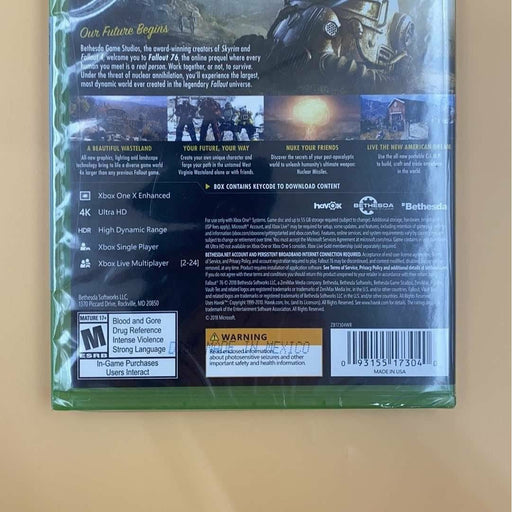 Fallout 76 - Xbox One - Premium Video Games - Just $10.99! Shop now at Retro Gaming of Denver