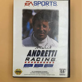 Game Name: Mario Andretti Racing   Console: Sega Genesis   Item Background: Pre-Owned - Box, Cover Art & Cartridge only (No Manual)  Other Issues: None  Overall Condition: Great 