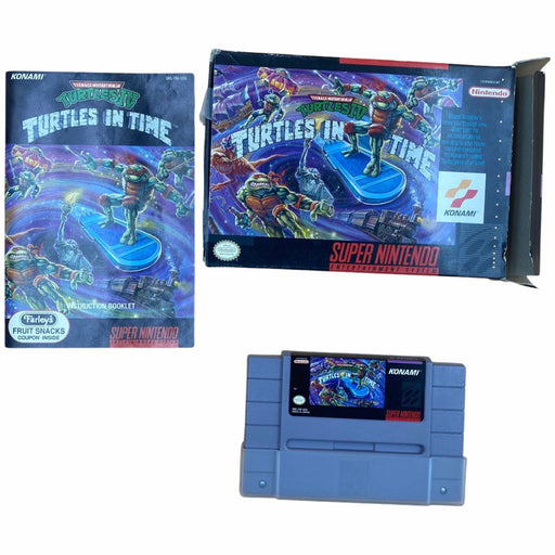 Teenage Mutant Ninja Turtles IV Turtles In Time - Super Nintendo - Premium Video Games - Just $230.99! Shop now at Retro Gaming of Denver