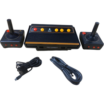 Front view of Atari Flashback 9 Gold HD Console with 2 Wireless Controllers (120 Classic Games)