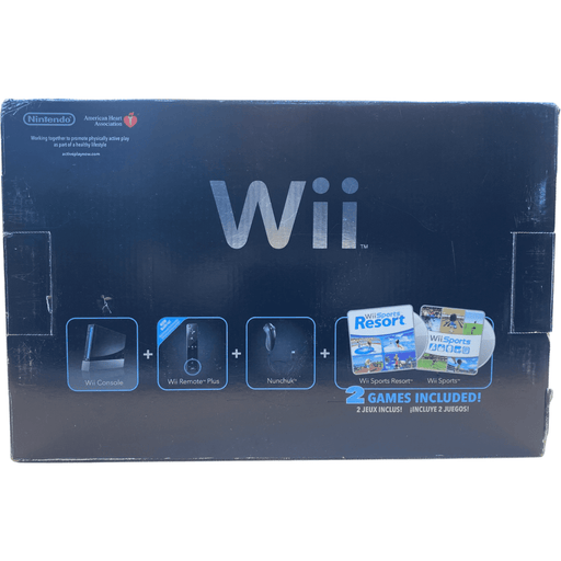 Black Nintendo Wii Console Wii Sports/Sports Resort Combo - Premium Video Game Consoles - Just $93.99! Shop now at Retro Gaming of Denver