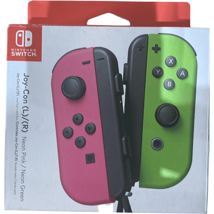 Neon Pink / Neon Green Joy Con's for Nintendo Switch - Premium Video Game Accessories - Just $49.99! Shop now at Retro Gaming of Denver