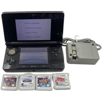 Nintendo 3DS Cosmo Black - Nintendo 3DS (4 Game Bundle) - Premium Video Game Consoles - Just $164.99! Shop now at Retro Gaming of Denver