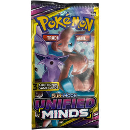 Pokeman Trading Card Game Unified Minds (3 Card Pack) - Premium  - Just $9.95! Shop now at Retro Gaming of Denver