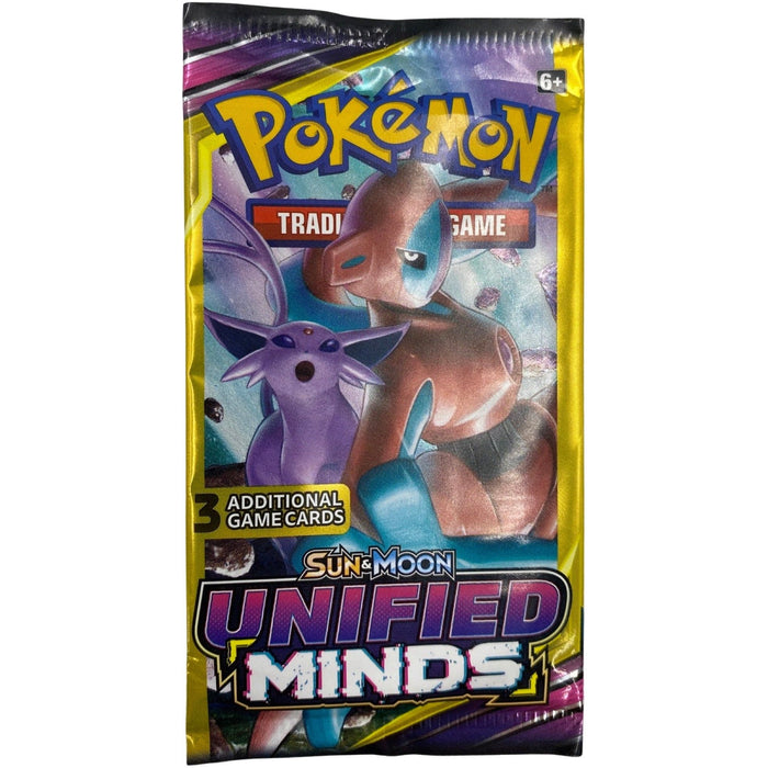 Pokeman Trading Card Game Unified Minds (3 Card Pack) - Just $9.95! Shop now at Retro Gaming of Denver