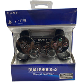 Front view of Dualshock 3 Controller Black Playstation 3