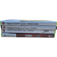 Games included with Xbox 360 System Elite 120GB With 4 Games