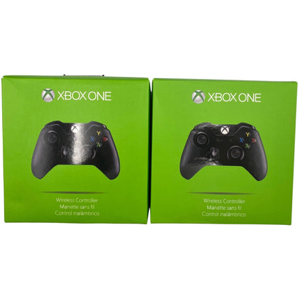 View of 2 new controllers included with Xbox One 500 GB Black Console (ULTIMATE BUNDLE)